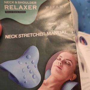 Wifamy Blue Neck & Shoulder Relaxer - Neck Stretcher Manual